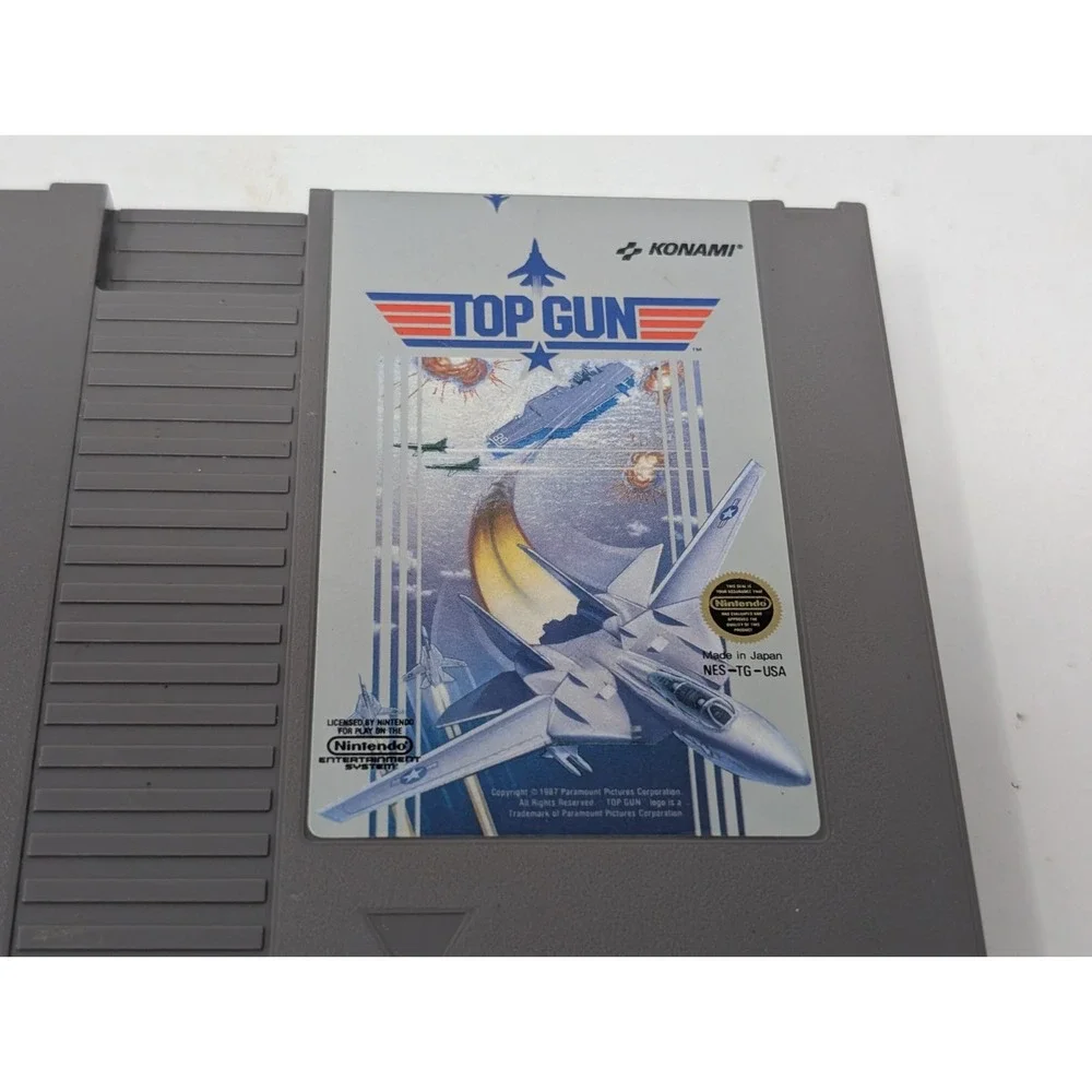 Top Gun Nintendo NES Cart Only Cartirdge Game‎ Tested Working Works